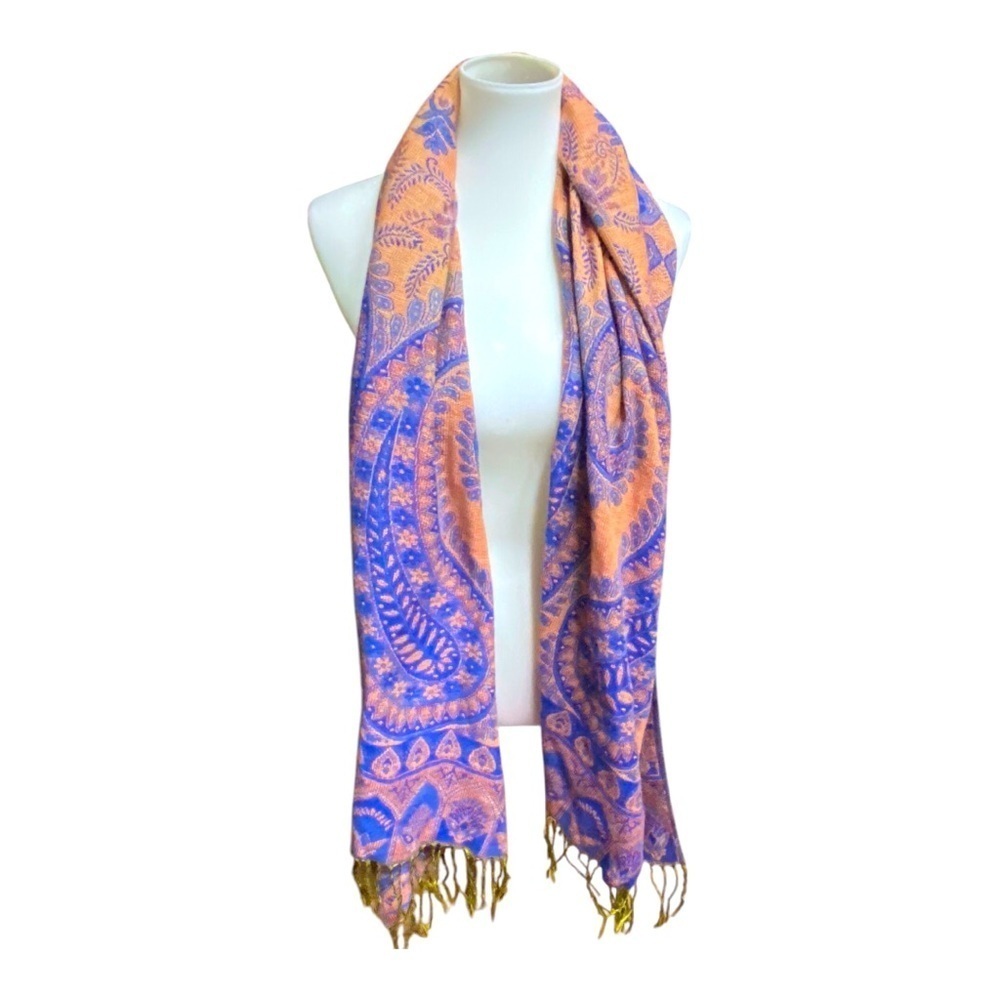 XL 70% Pashmina & 30% Silk Scarf